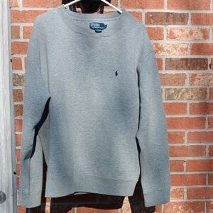 Polo by Ralph Lauren Men's Heather Gray Crewneck Sweatshirt